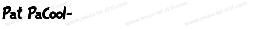Pat PaCool字体转换